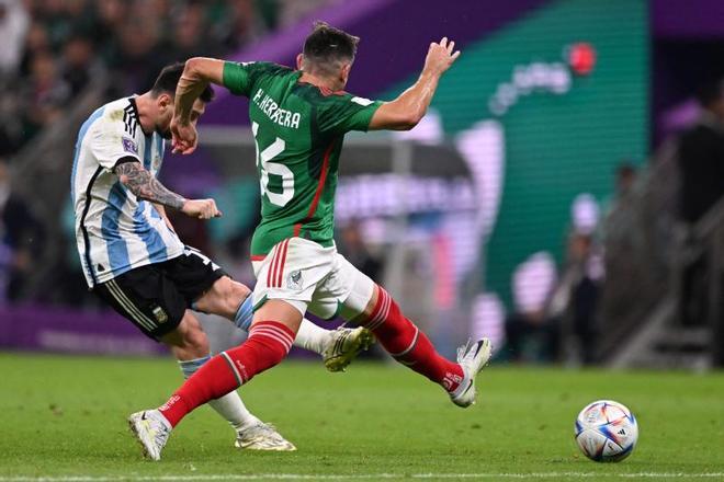 El gol de Messi ante México en el Mundial y la celebración de Argentina