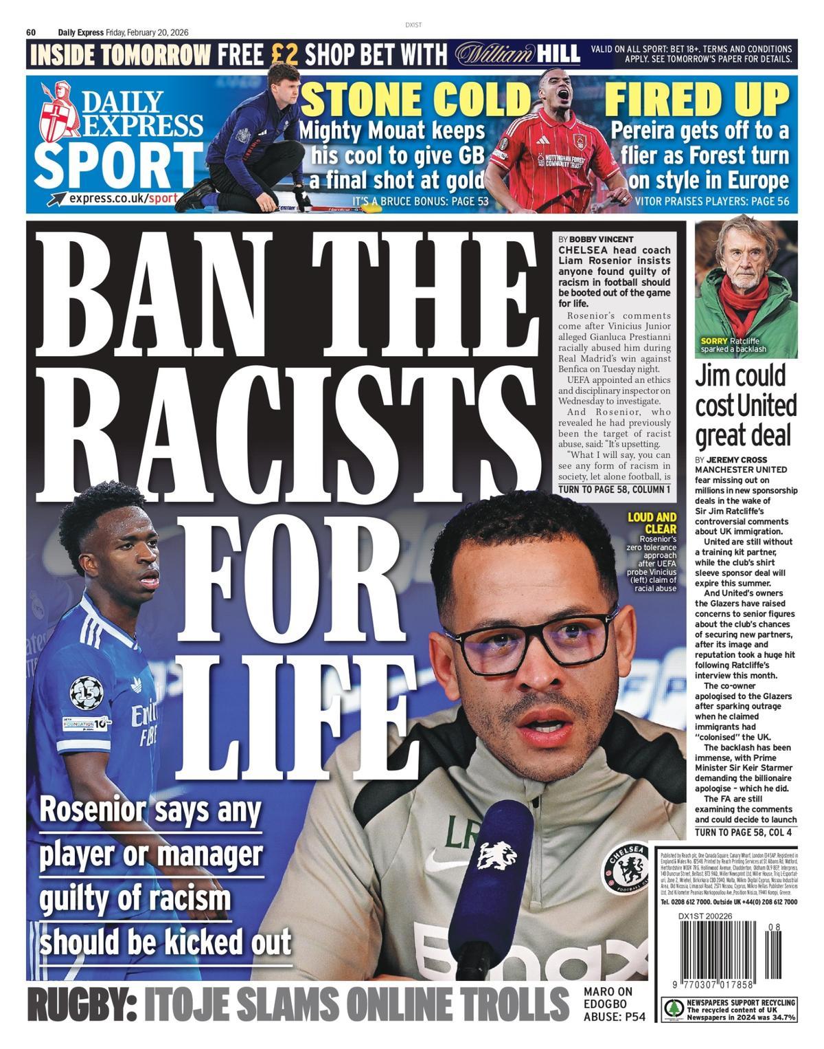 Las portadas de la prensa deportiva de hoy