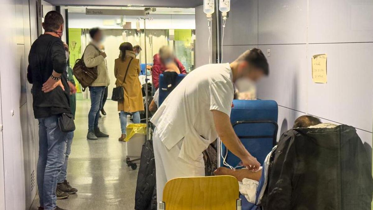 Urgencias colapsadas en el hospital de Terrassa