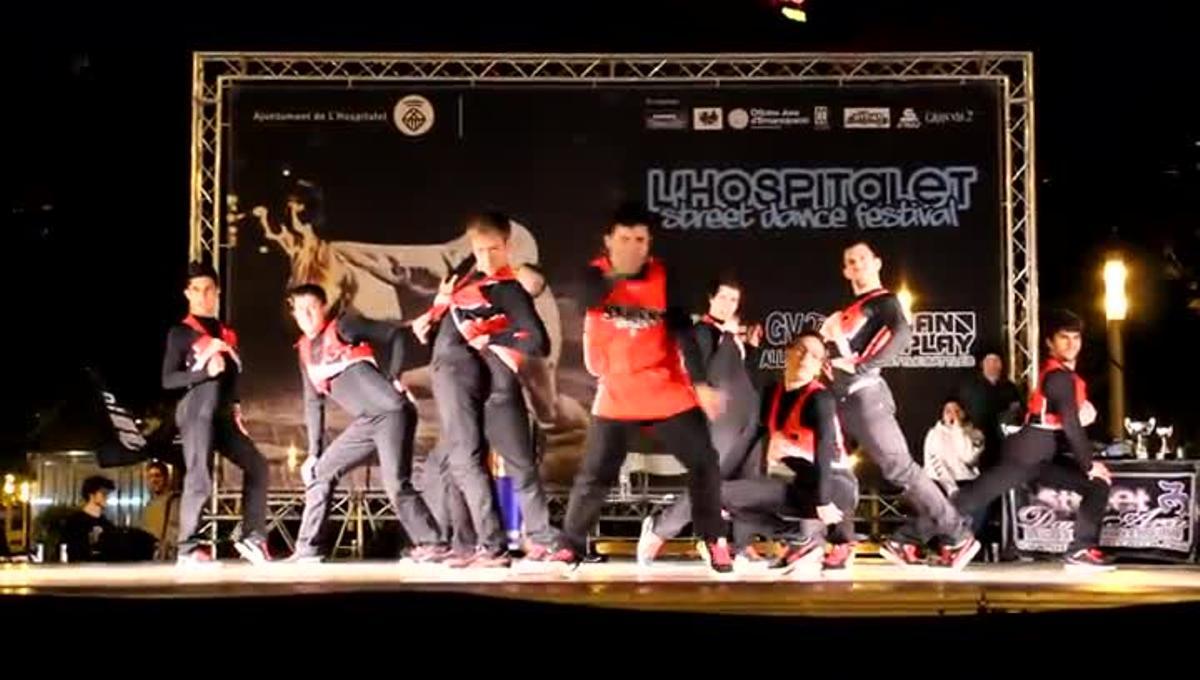 Actuació del grup Street Squad en la darrera edició del LH Street Dance Festival.