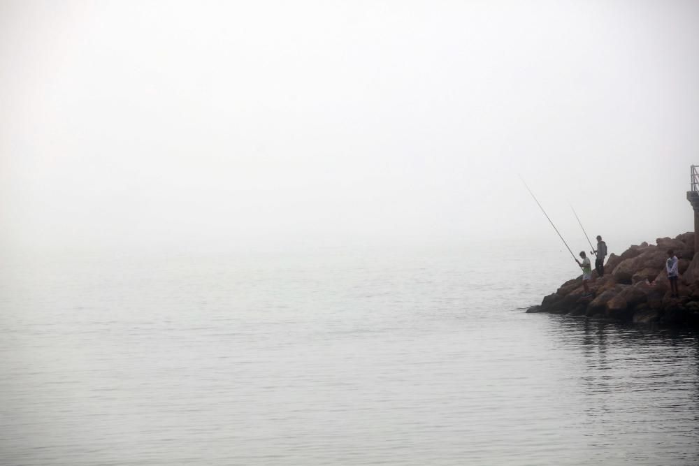 La niebla reaparece en Palma