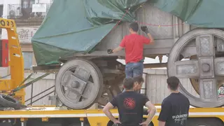 La carroza real de ‘La casa del dragón’ desembarca en Cáceres