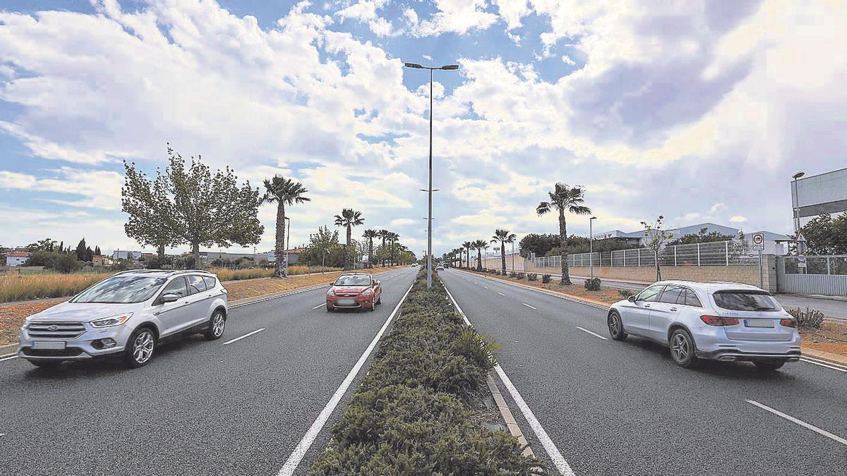Imagen del tramo de la ronda Oeste ya ejecutado.