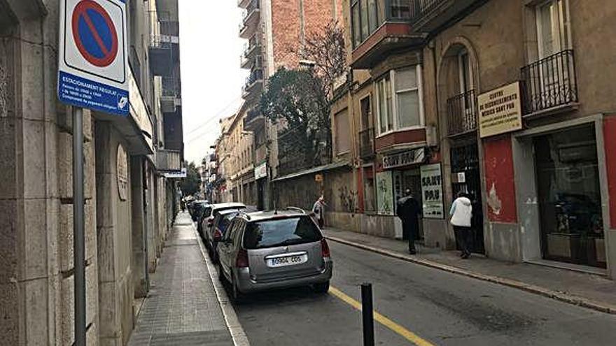 El carrer Sant Pau de Figueres, un dels carrers propers a la Rambla.