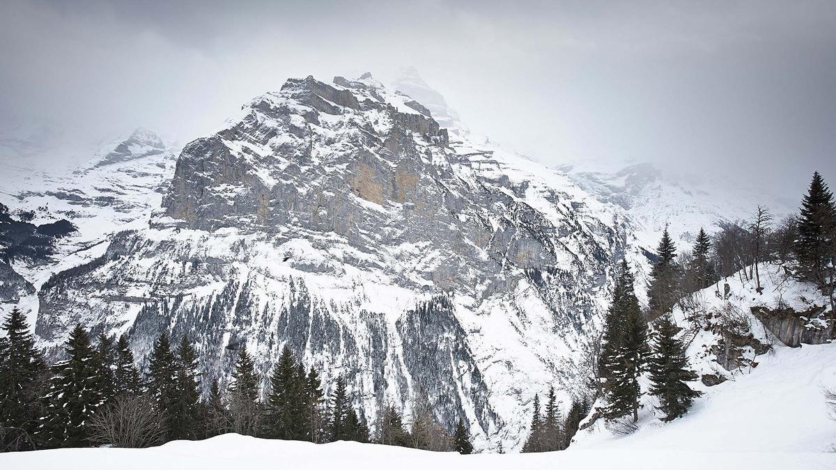 Glacial en los Alpes Suizos