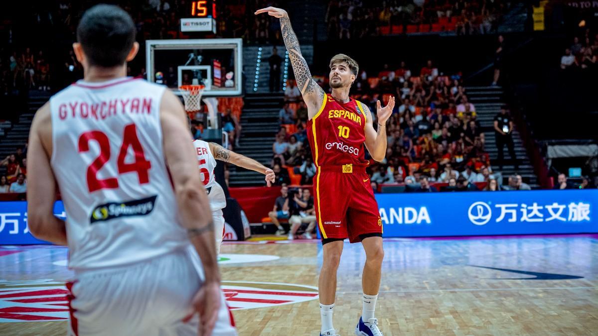 Juancho Hernangómez sufrió unas molestias físicas ante Líbano