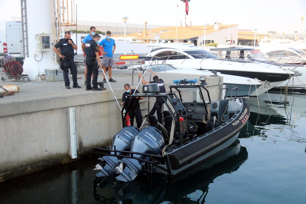 Els Mossos d'Esquadra comencen a patrullar al mar