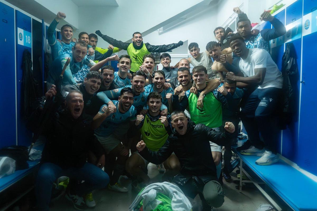 Celebración final del Coria.