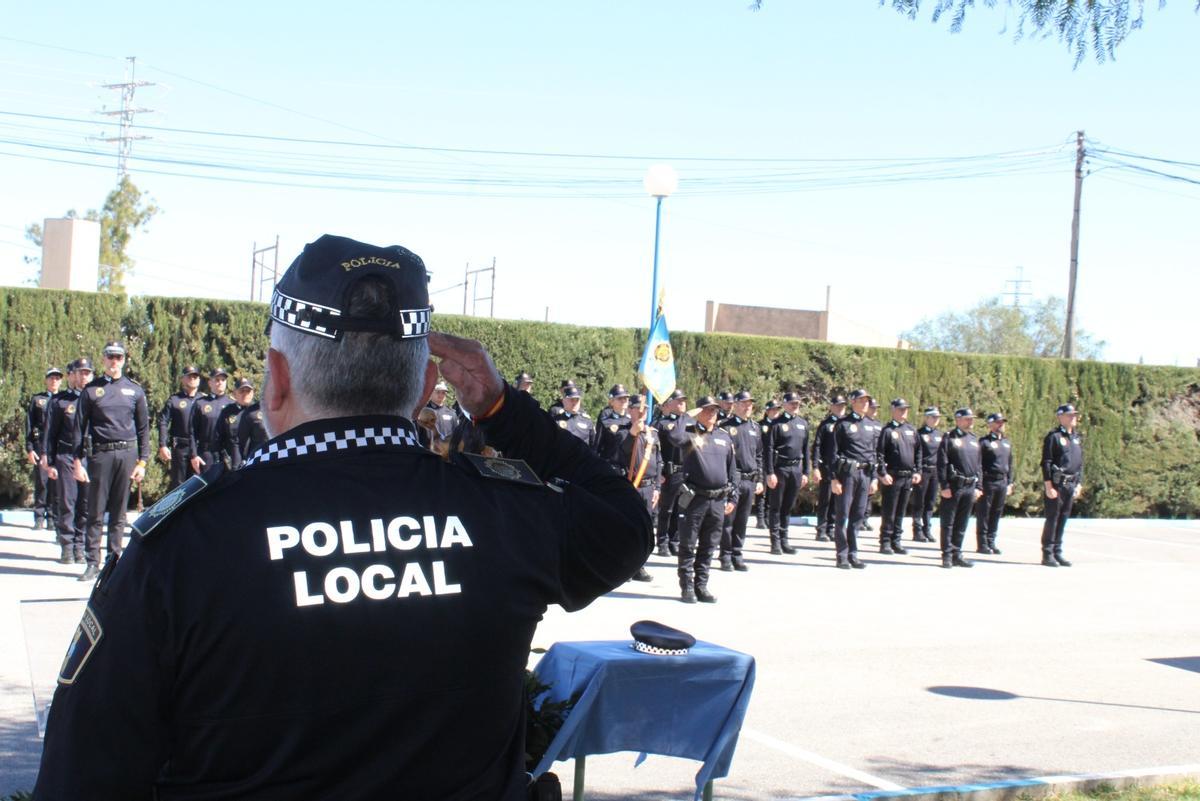 Agentes de la Policía Local de Novelda.