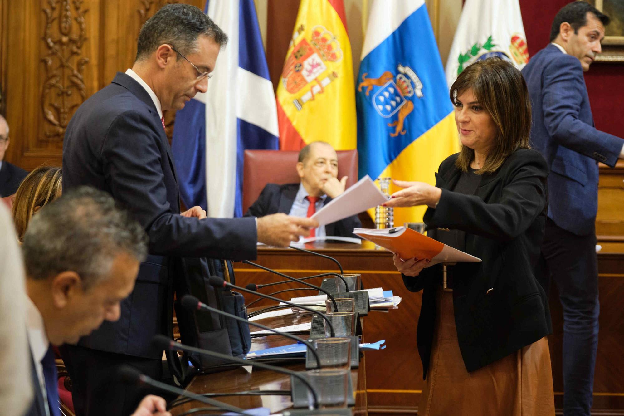 Pleno presupuestos en el Ayuntamiento de Santa Cruz de Tenerife