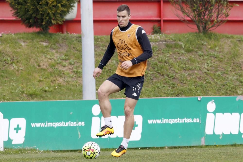 Entrenamiento del Sporting