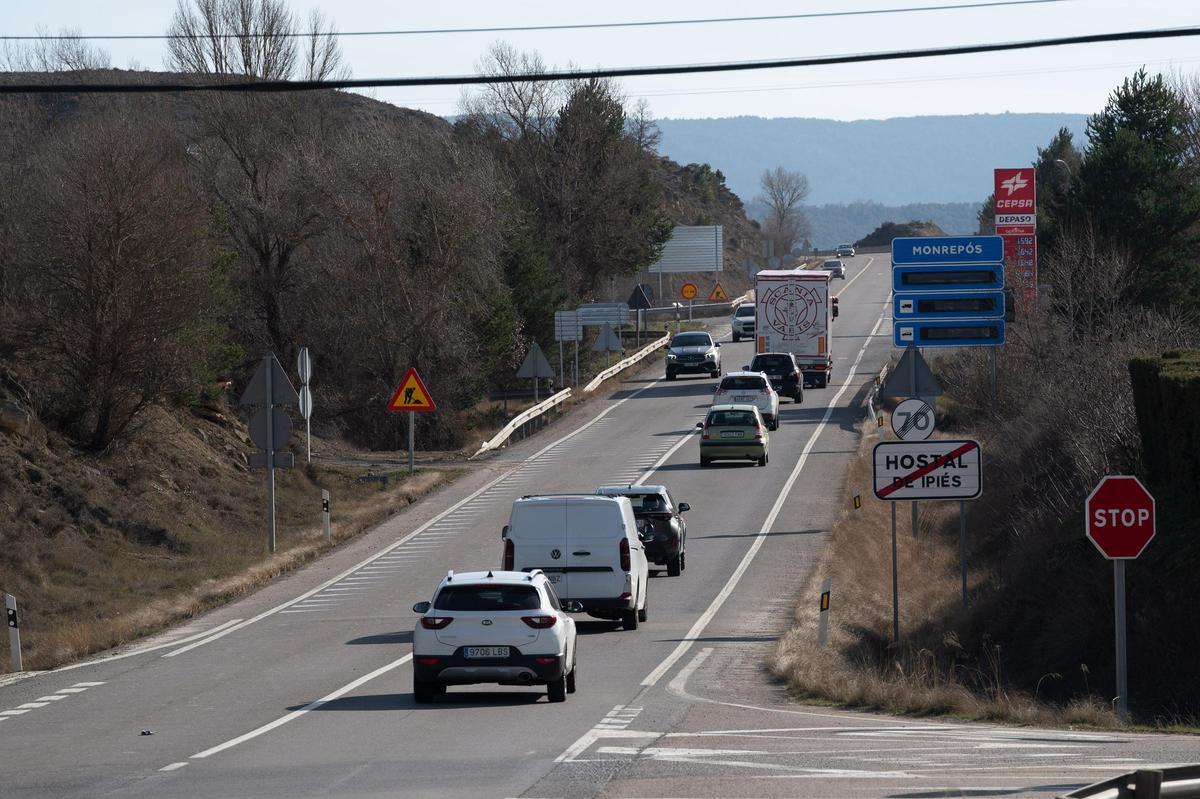Sabiñánigo vive entre obras paralizadas y retenciones en carretera los domingos