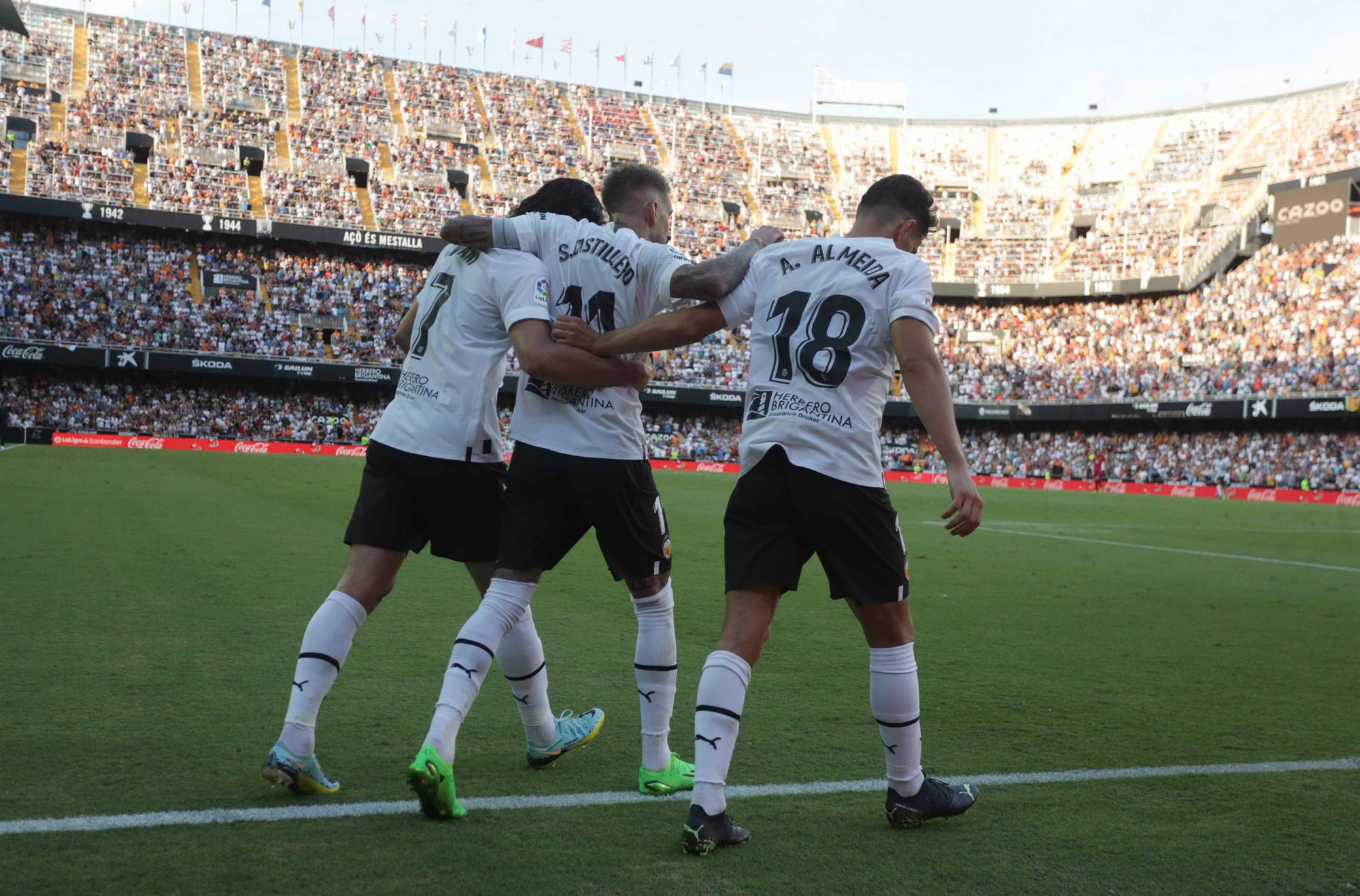 El Valencia - Celta en imágenes