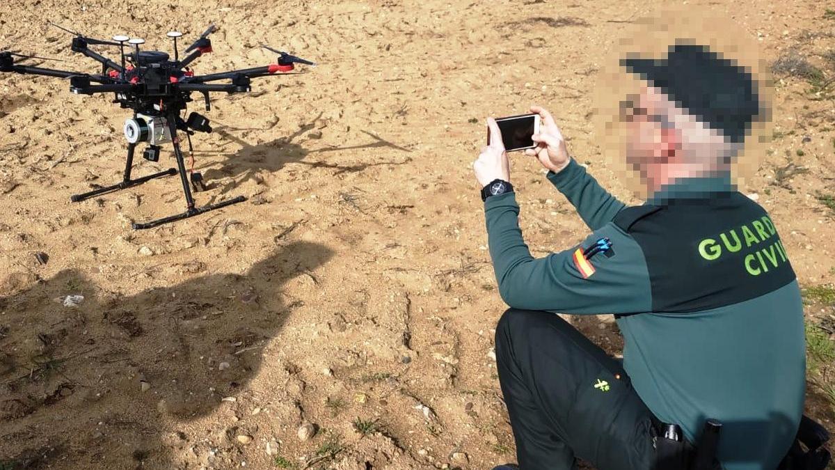 Actuación del equipo PEGASO de la Guardia Civil.