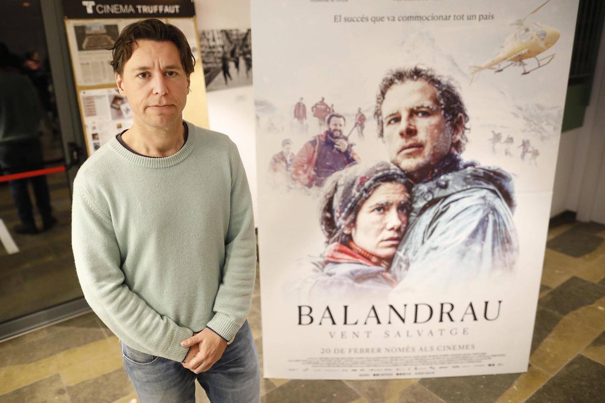 Fernando Trullols, director de "Balandrau, vent salvatge", al cinema Truffaut