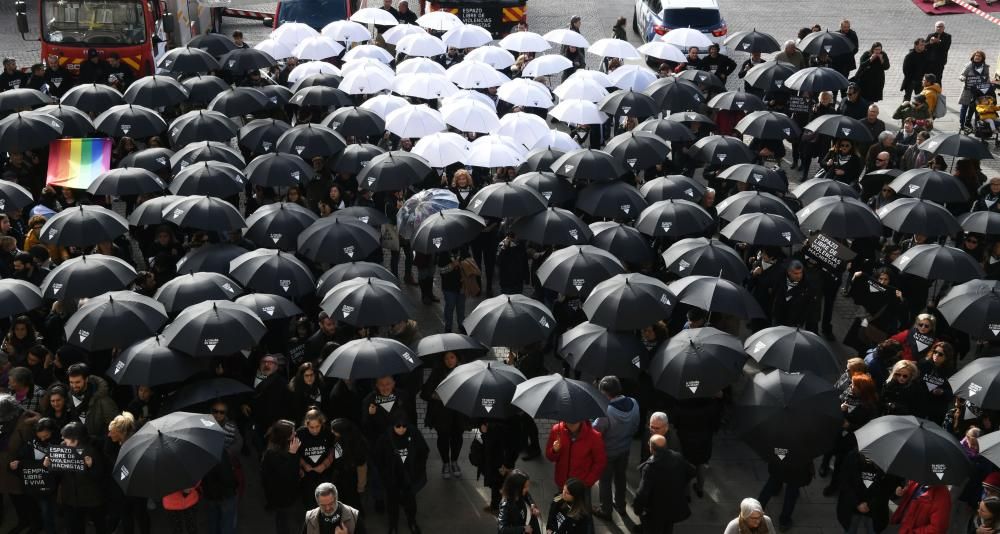 A Coruña clama contra la violencia de género