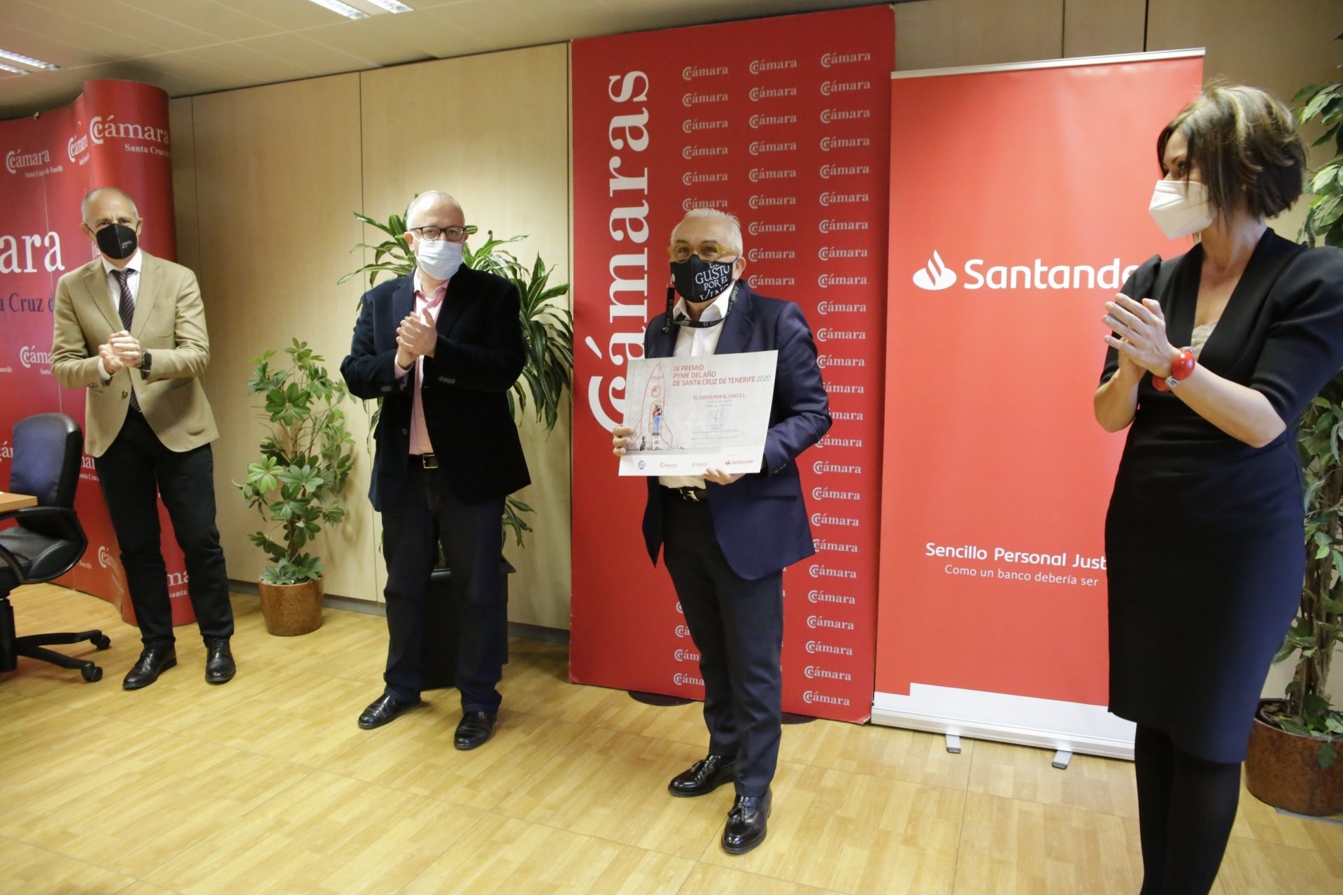 Entrega de los Premios de la Cámara de Comercio y Banco de Santander