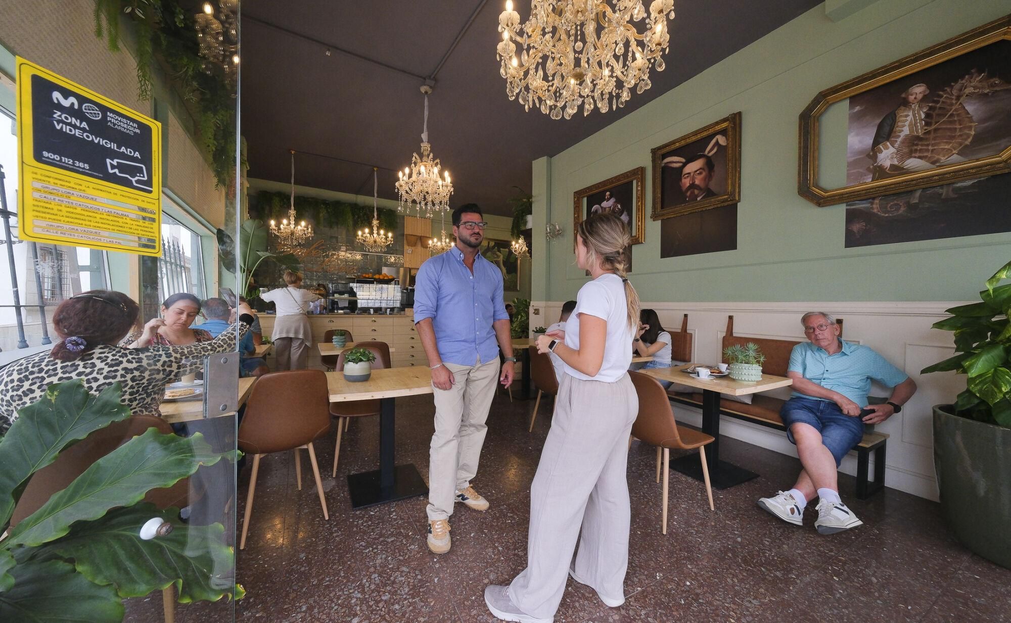 Café Lora, en Vegueta