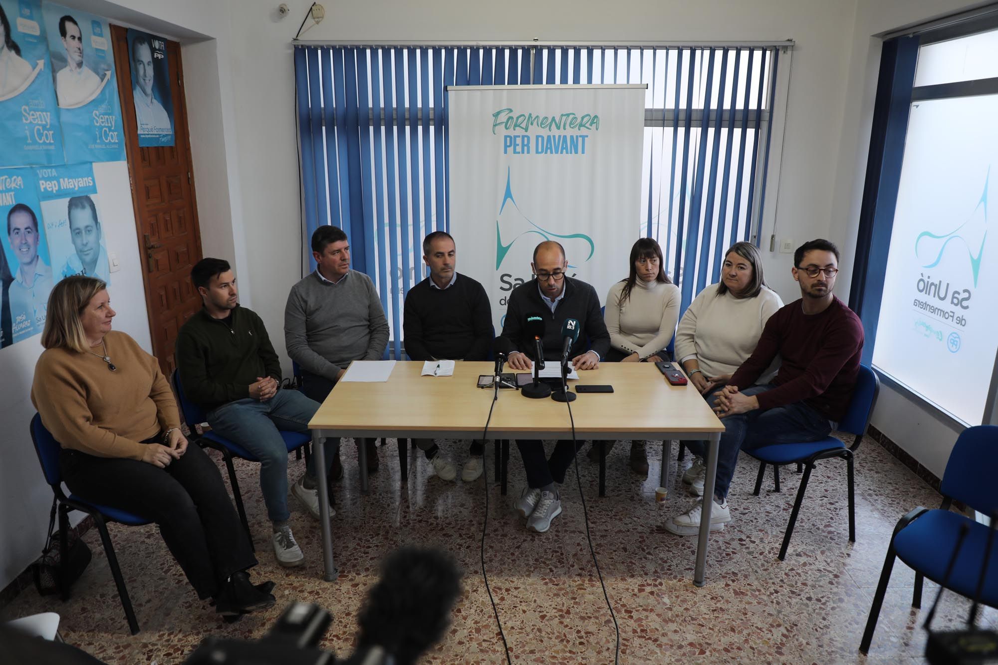 Rueda de prensa de Sa Unió sobre la destitución de Alcaraz