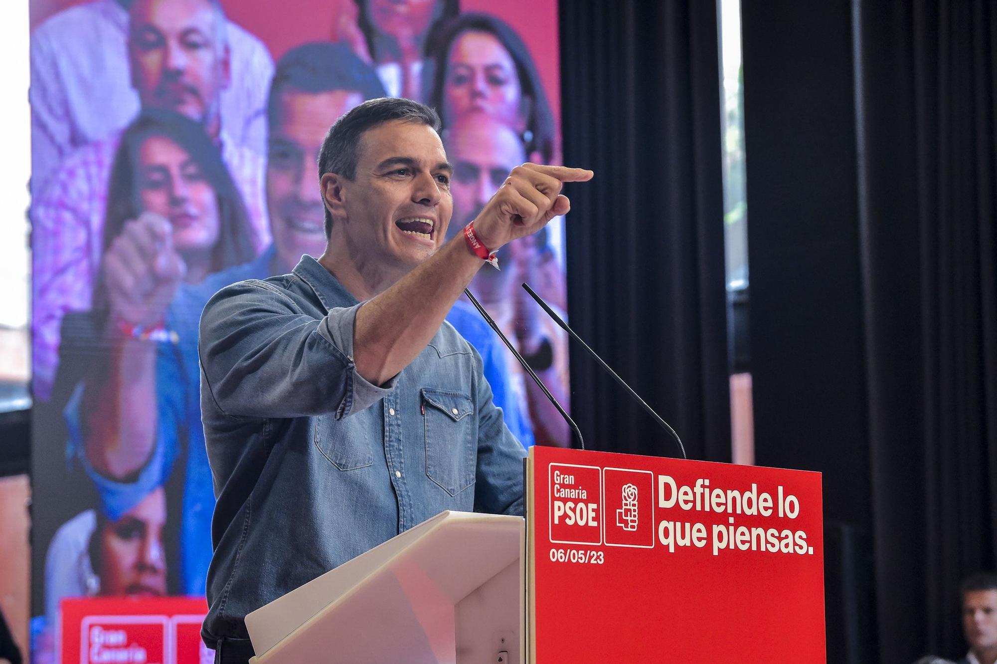 Mitin de Pedro Sánchez en Gran Canaria