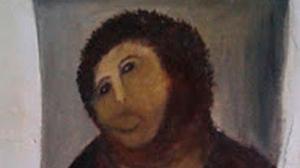 Muntatge sobre un tràiler fictici de la pel·lícula de la restauració de l’ecce homo.