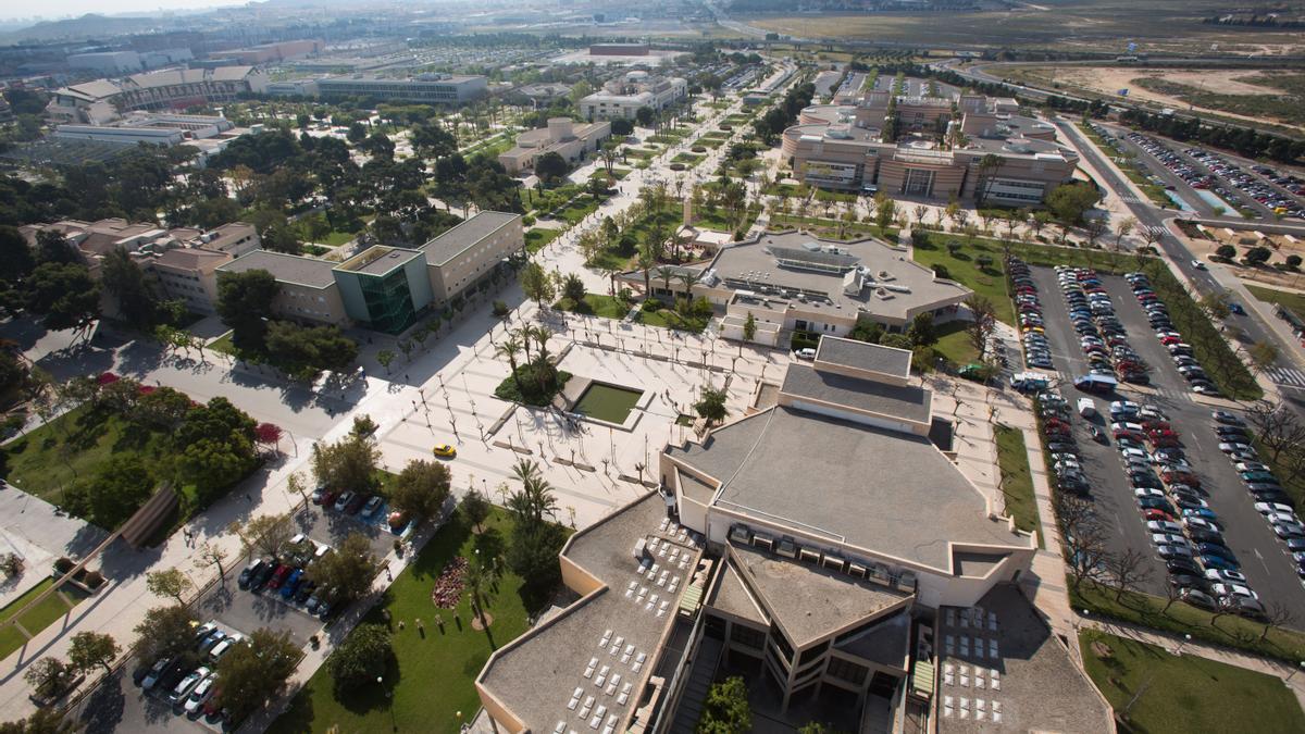 Vista del campus de la UA.