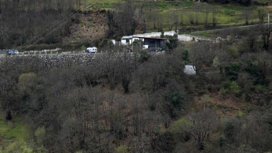 Estado de las obras de la piscina cubierta de Caborana.