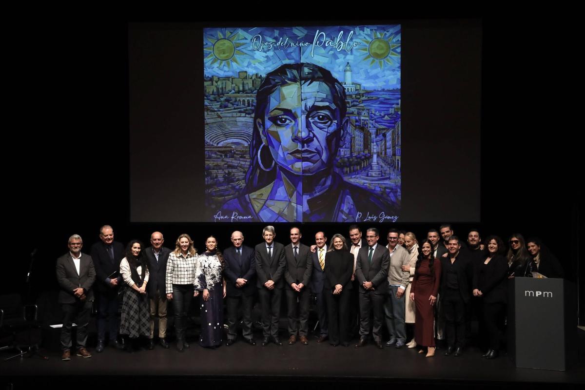 La consejera de Cultura y Deporte, Patricia del Pozo, asiste a la presentación de canción 'Ojos del niño Pablo', interpretada por la cantante Ana Romma, así como al videoclip correspondiente a este tema, vinculado al pintor malagueño