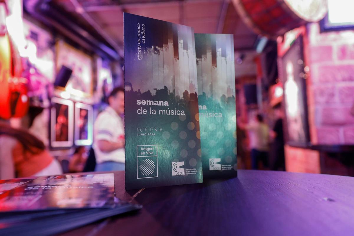 El congreso coincide con la celebración de la Semana de la Música de Aragón en Vivo, que llenará de conciertos las salas de la ciudad.