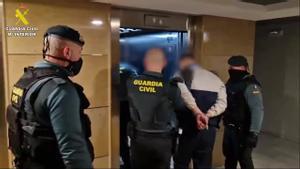 Uno de los detenidos en la operación en Valencia