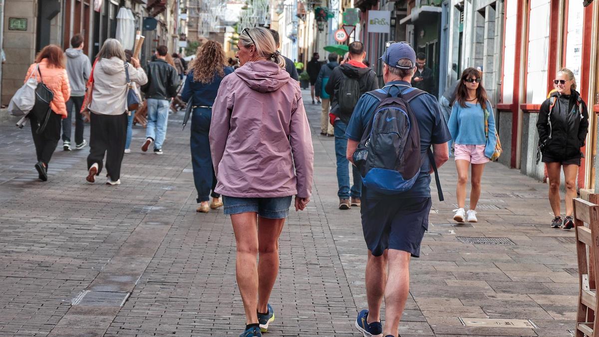 La calle de La Carrera, este martes.