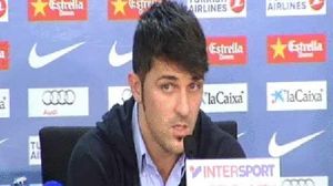David Villa, content que els seus companys Xavi, Iniesta i Messi copin el podi de nominats per a la pròxima Pilota d’Or.