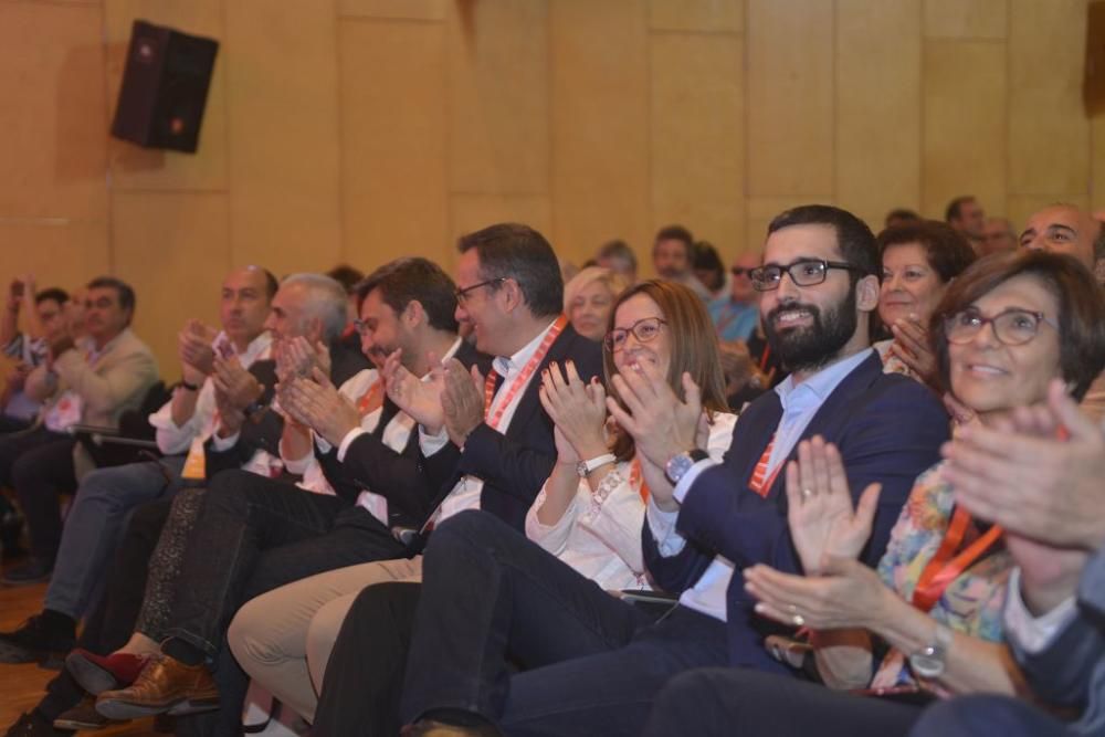 Clausura del congreso del PSRM en Cartagena