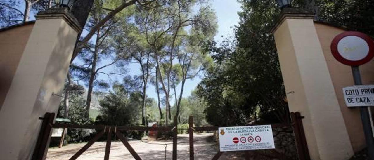 El paraje natural  de la Murta se queda con un solo       vigilante forestal