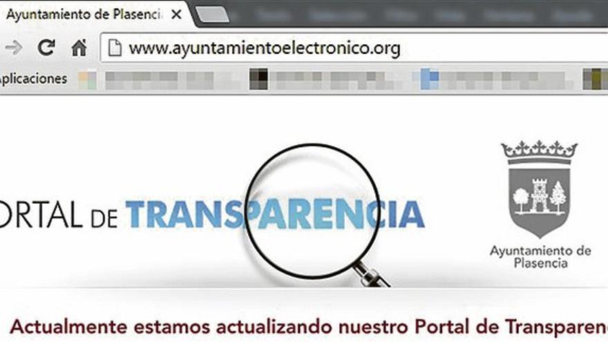 El ayuntamiento tiene todavía en pruebas su portal de transparencia