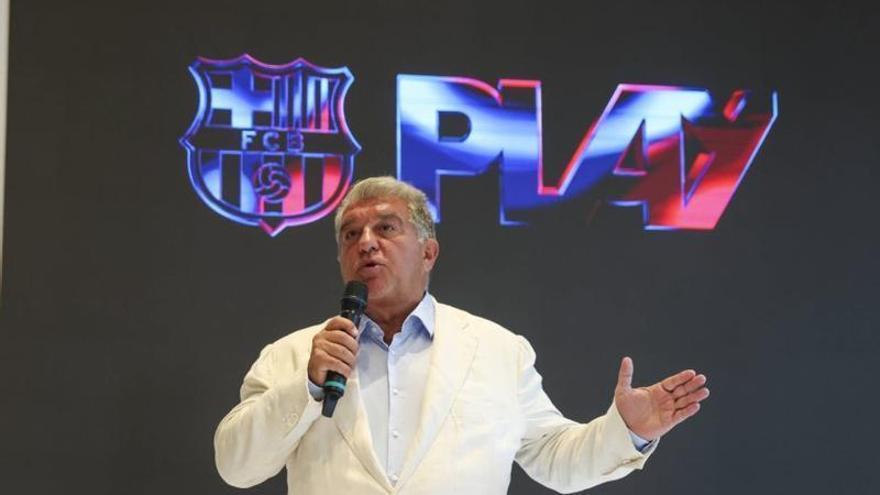 Laporta estrena Barça Play, el nou univers audiovisual