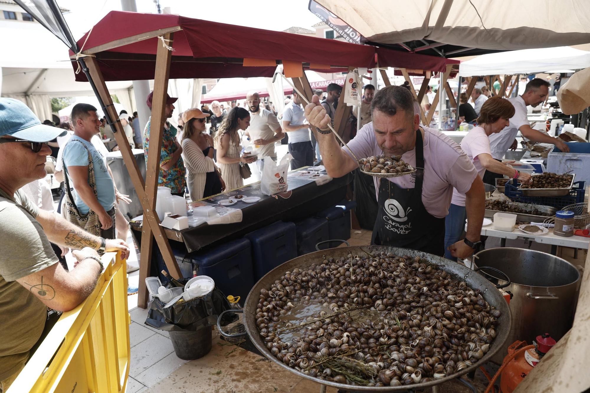 La Fira del Caragol de Sant Jordi, en imágenes