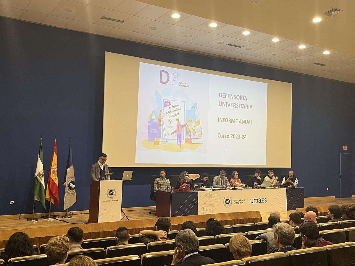 Presentación de la Memoria de la Defensoría Universitaria de la UMA.