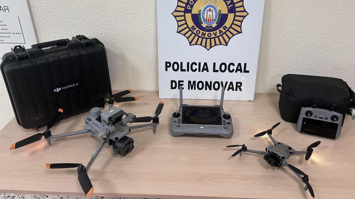 Nuevos drones para la Policía Local de Monóvar.