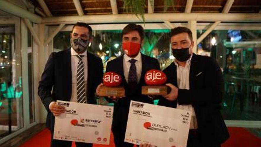 AJE Córdoba premia a las empresas cordobesas Butterfly y Duplach