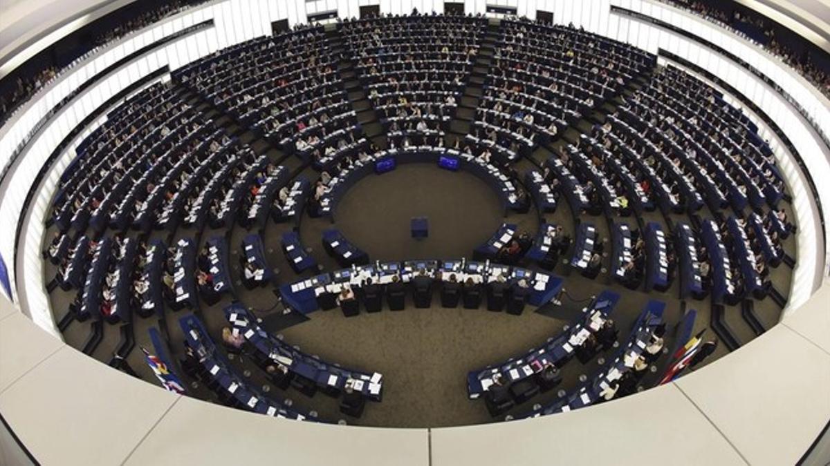 Imagen del pleno del Parlamento Europeo de Estrasburgo.