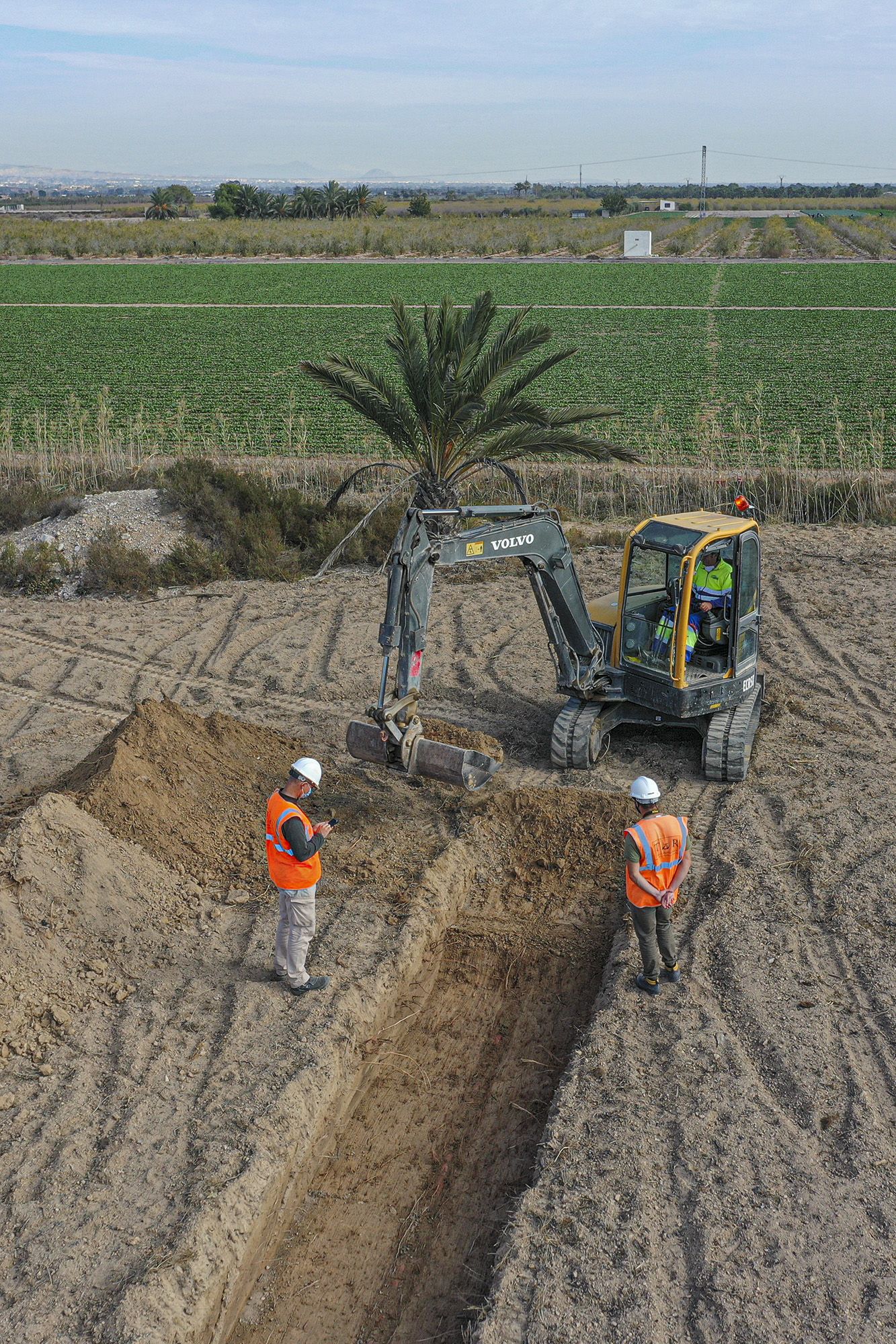 Excavaciones en el campo de concentración de Albatera para localizar una fosa común