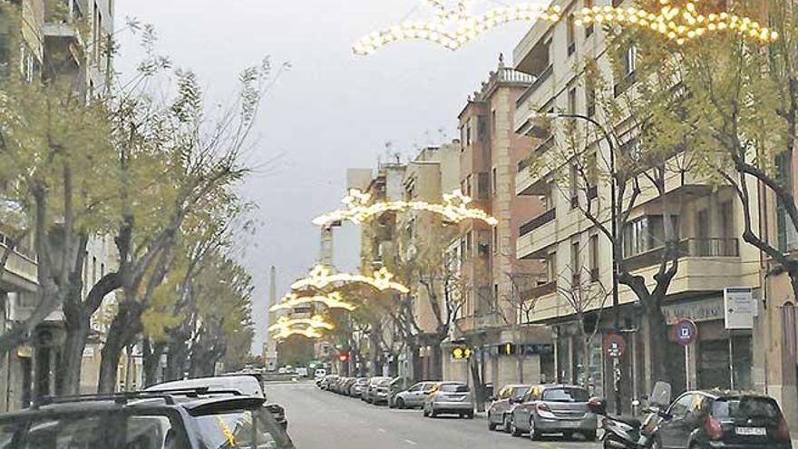 Luces de navidad sin imaginación