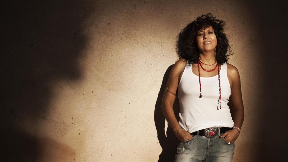 La cantante lanzaroteña Rosana Arbelo.