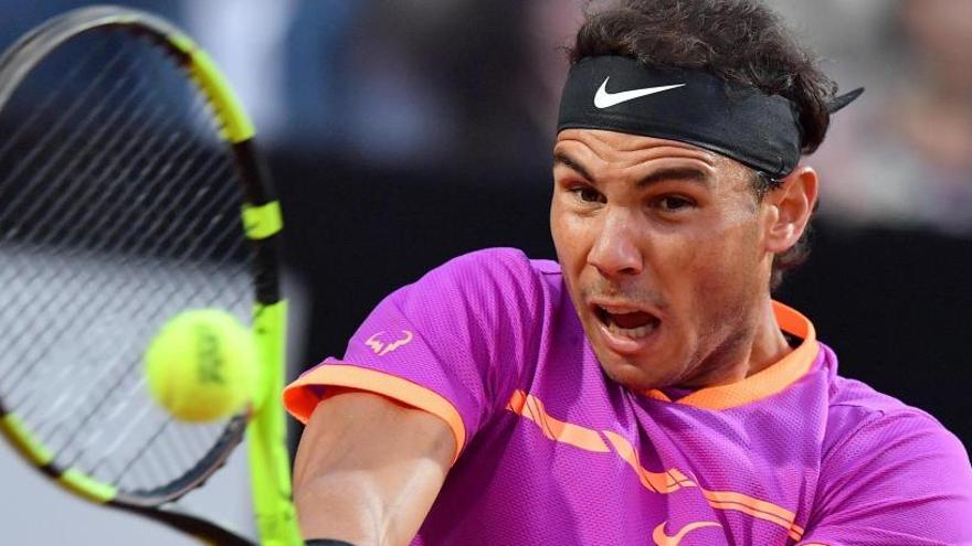 Rafa Nadal, en el Masters de Roma