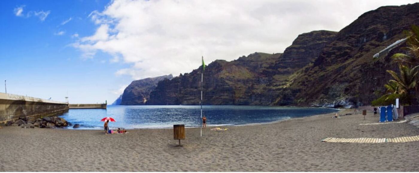 Playa de Los Guíos, en Santiago del Teide.