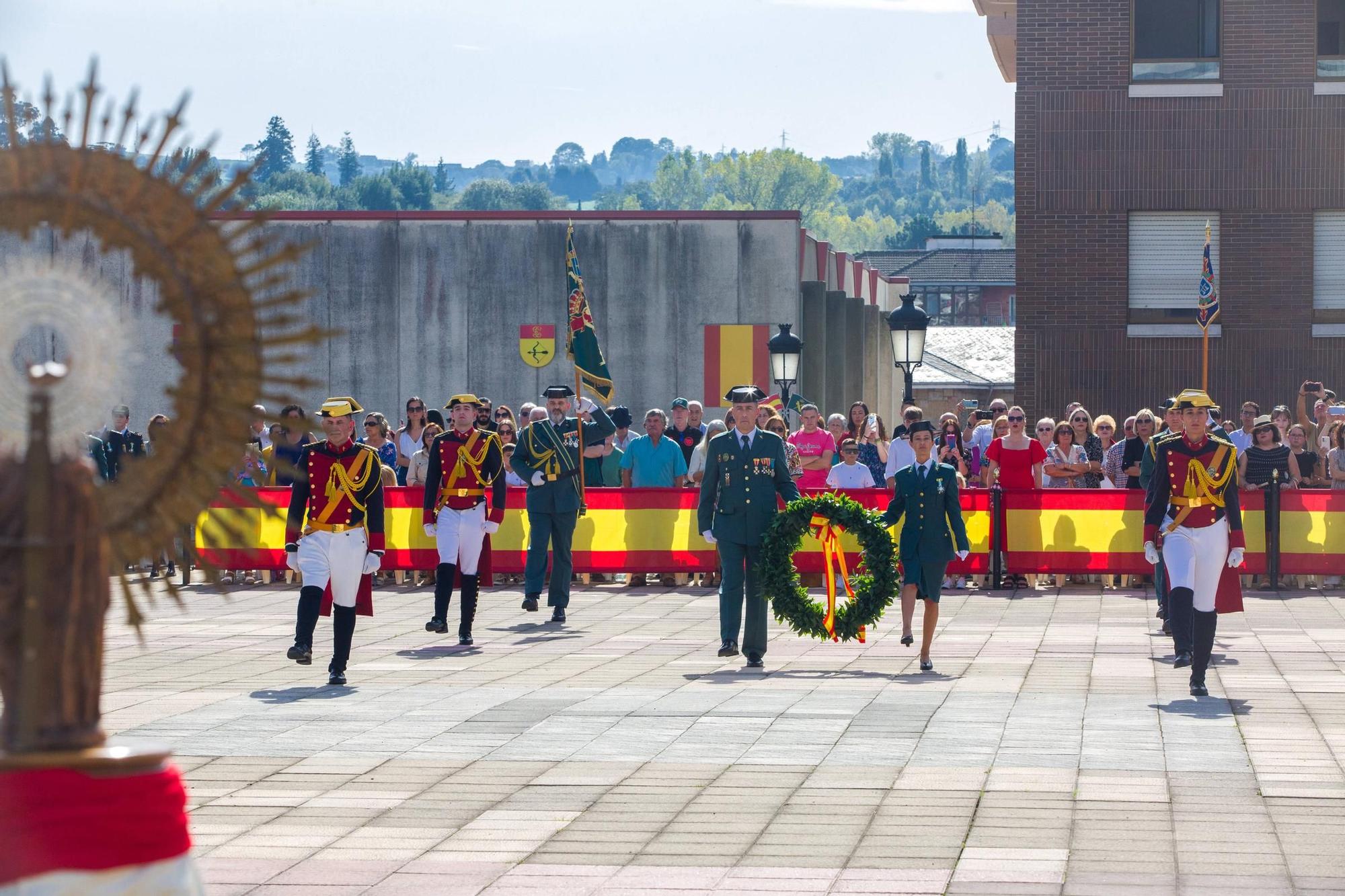 Así fueron los actos de la patrona de la Guardia Civil en Oviedo
