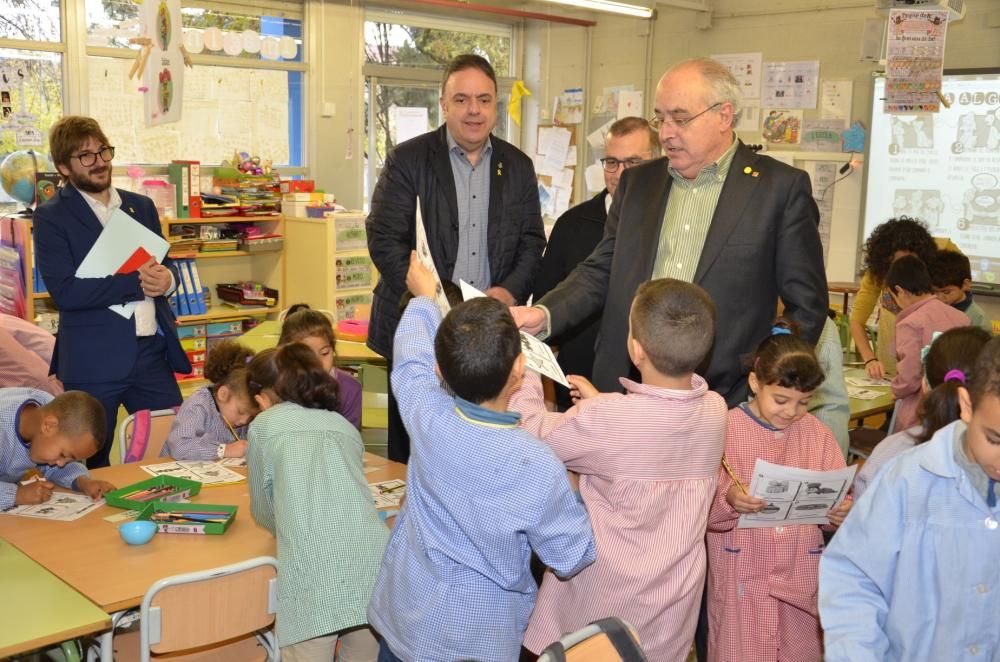 Visita del conseller Bargalló a centres educatius de Manresa i el Bages