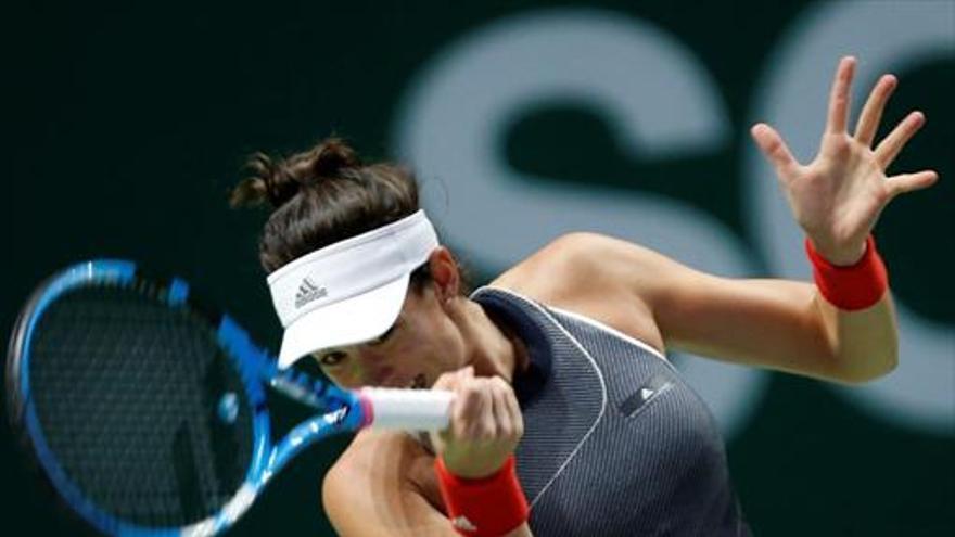 Muguruza cae en el Masters y dice adiós al número 1 del año