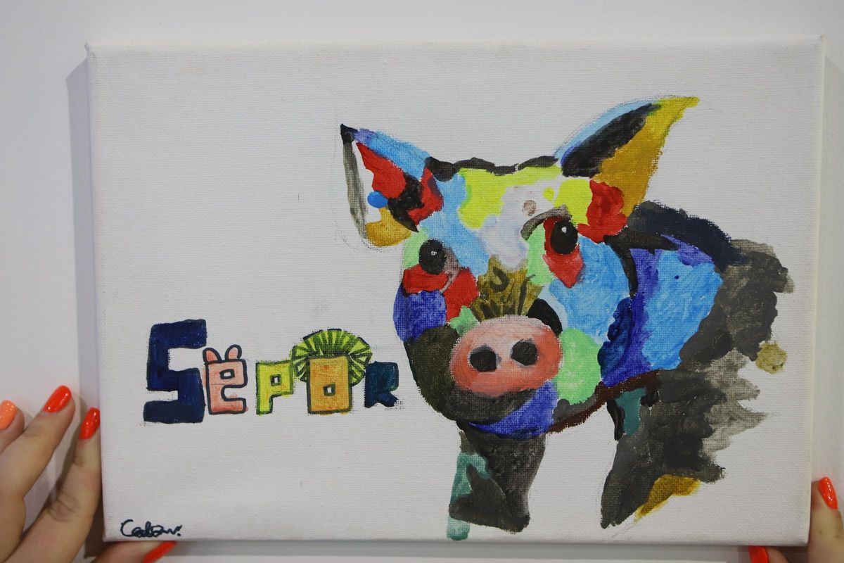 Obra ganadora del segundo concurso de dibujo de Sepor.